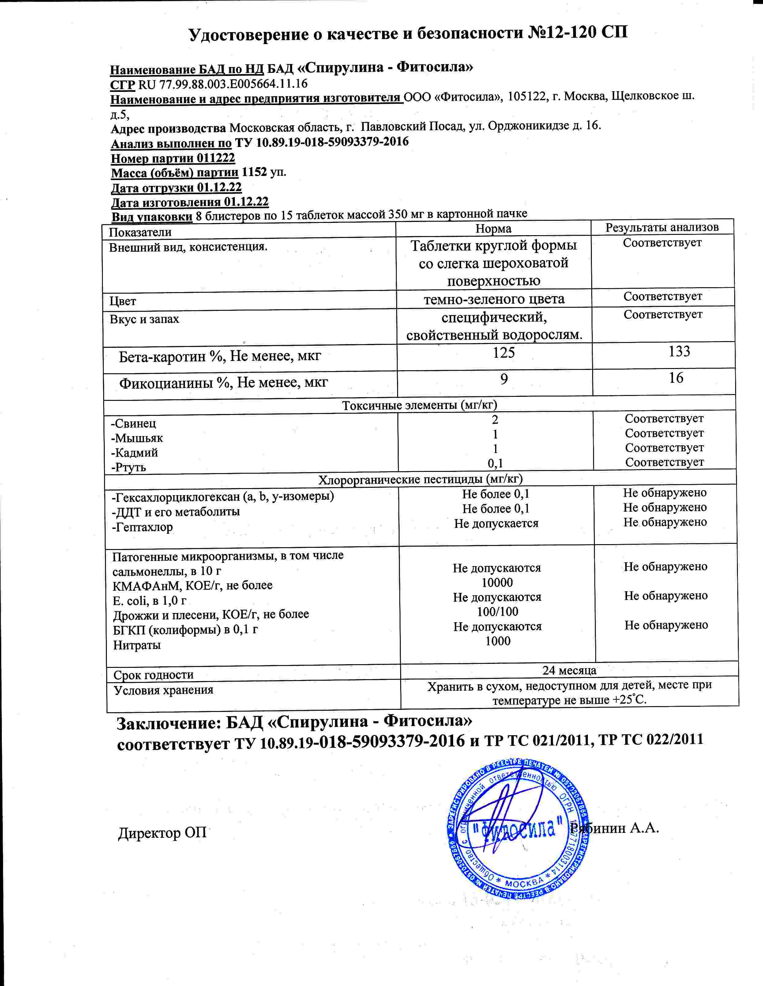 Паспорт №011222
